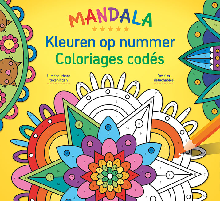 verdund Ru ticket Mandala – Kleuren op nummer – Hobbyou