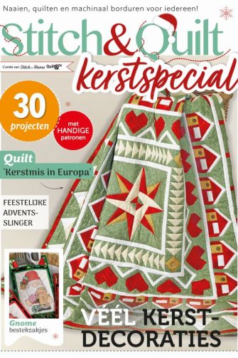 Tijdschrift Stitch en Quilt 86 - Kerstspecial